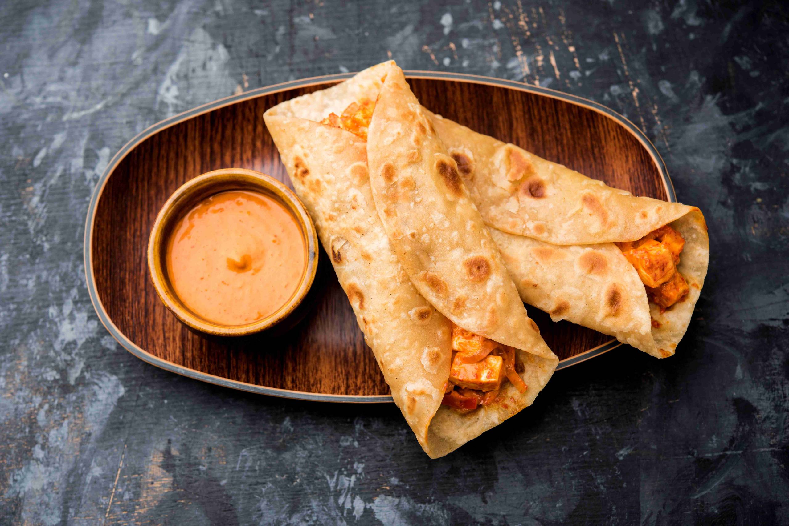 Chapati & Chilli Chicken